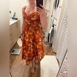 Zimmermann orange dress similar